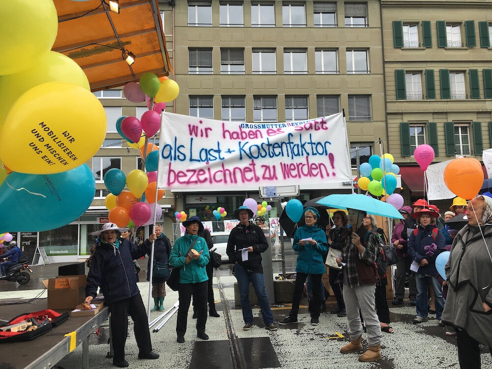 Kundgebung Bern, September 2017. Foto: Kathrin Schulthess