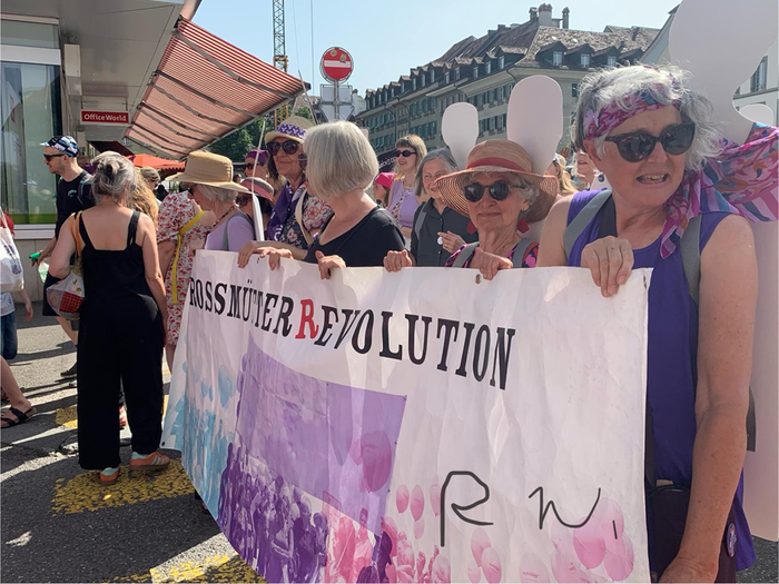 Rückblick auf den Frauenstreiktag am 14. Juni 2025  Verschiedene Gruppen waren unterwegs. 