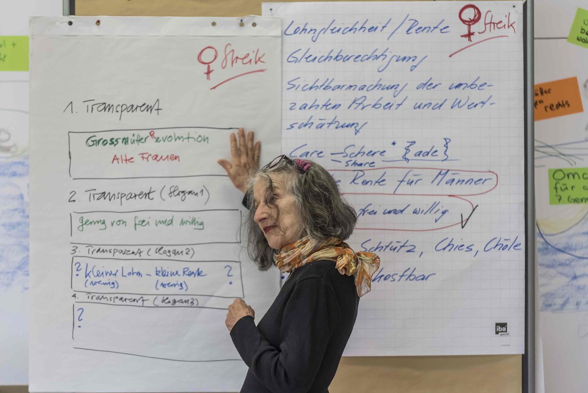 Warum streiken alte Frauen? Diskussion zur Teilnahme am Frauenstreik 2019