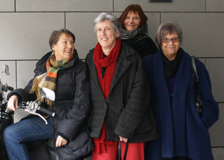 Erika Salzmann, Ruth Mantel, Elisabetta Dredge, Marianne Endner (v.l.n.r.)