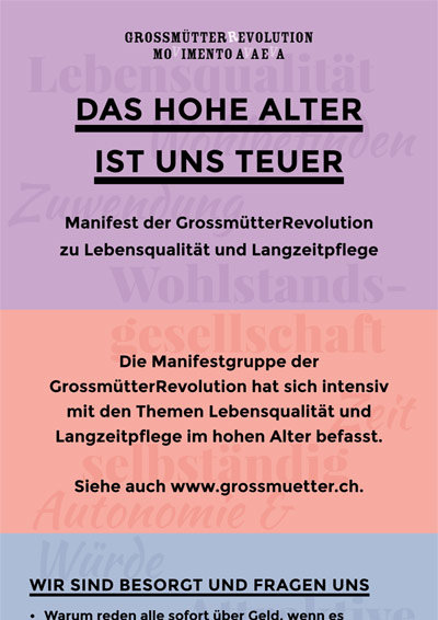 2016, Manifest Hohes Alter
