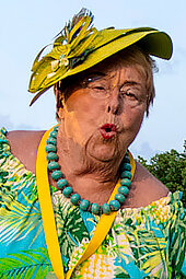 Ursina Stoll als &laquo;Charlotte von Bonstetten&raquo; an den Schlossspielen Jegenstorf 2019. zVg