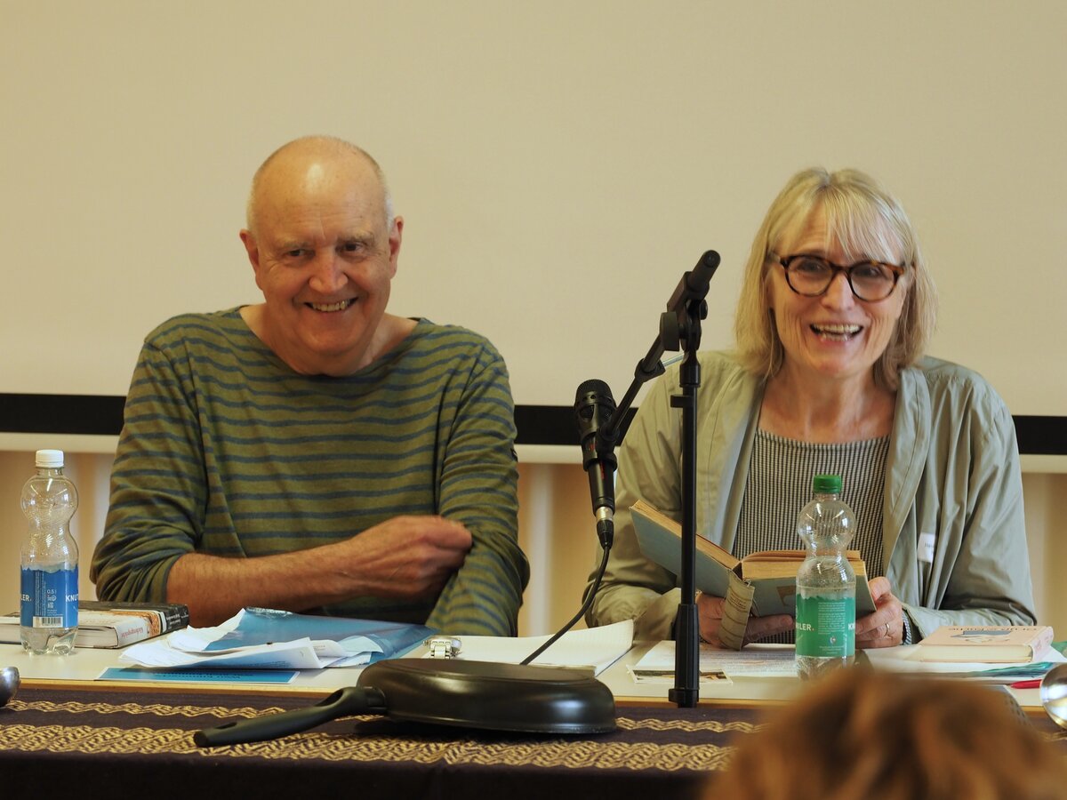 Referentenpaar Heidi Kronenberg und Samuel Geiser