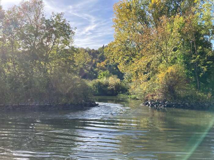 Mitgehen im Fluss des Lebens, von der Quelle bis zur M&uuml;ndung.