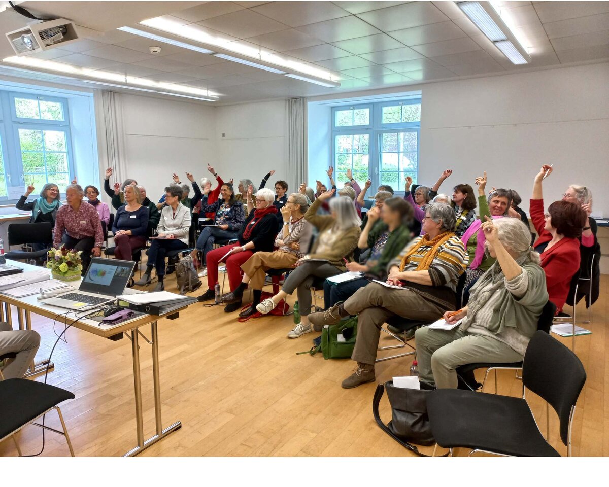 An der 1. GV des Vereins GrosmütterRevolution vor der Frühlingstagung wurden die Traktanden speditiv abgewickelt.