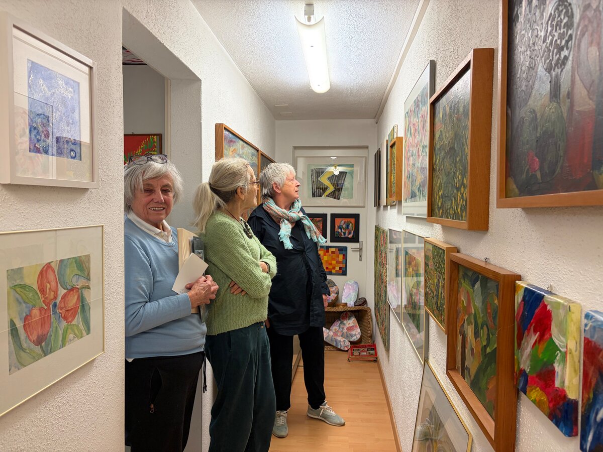 Beim Gang durch Haus und Atelier...