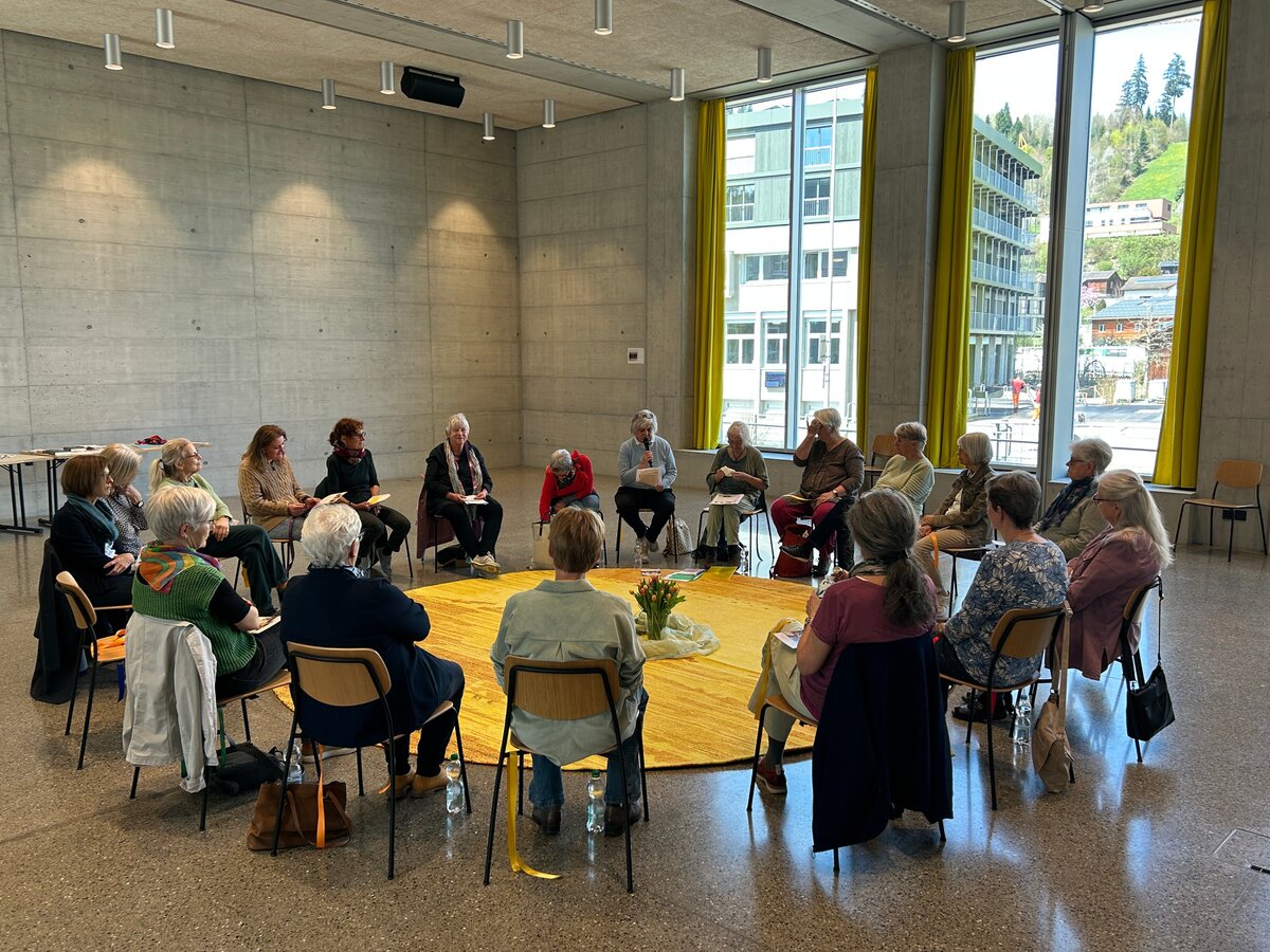 Der Austausch zum Thema &laquo;Solidarit&auml;t unter Frauen&raquo; setzte viel Energie frei.