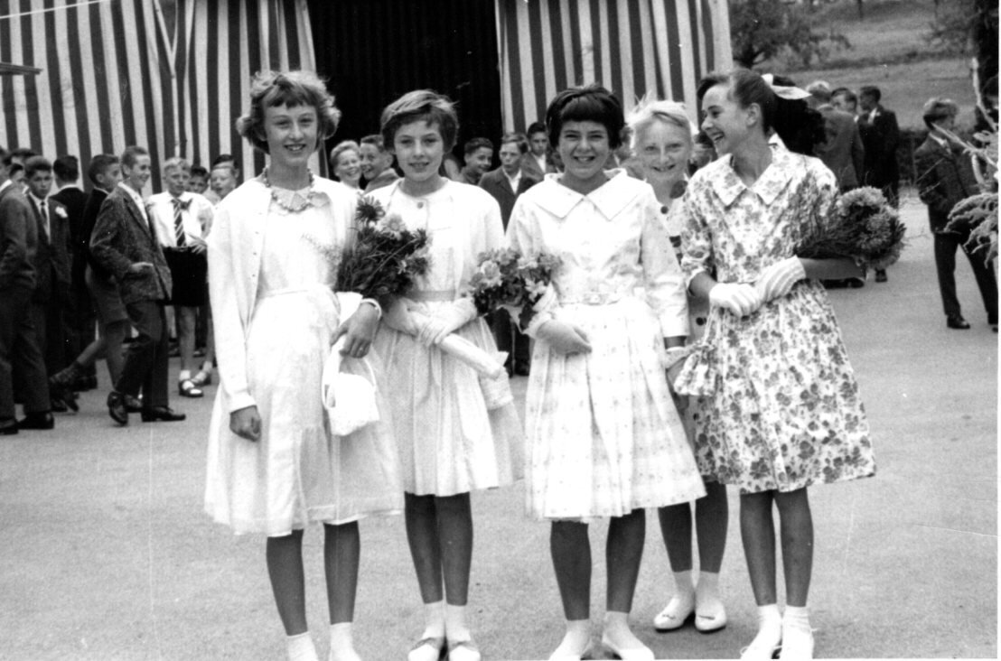 Marie-Anne (ganz links) am Kinderfest in Rothrist. (Foto: privates Archiv)